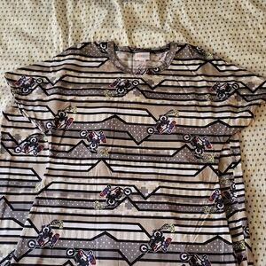 LuLaRoe Evil Knieval Graphic Maria Dress